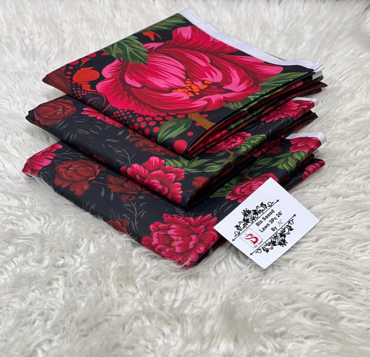 Bin Saeed | Printed 3pc Collection | Fabric Lawn