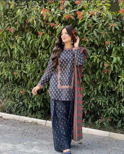 Bin Saeed | Printed 3pc Collection  | Fabric Lawn