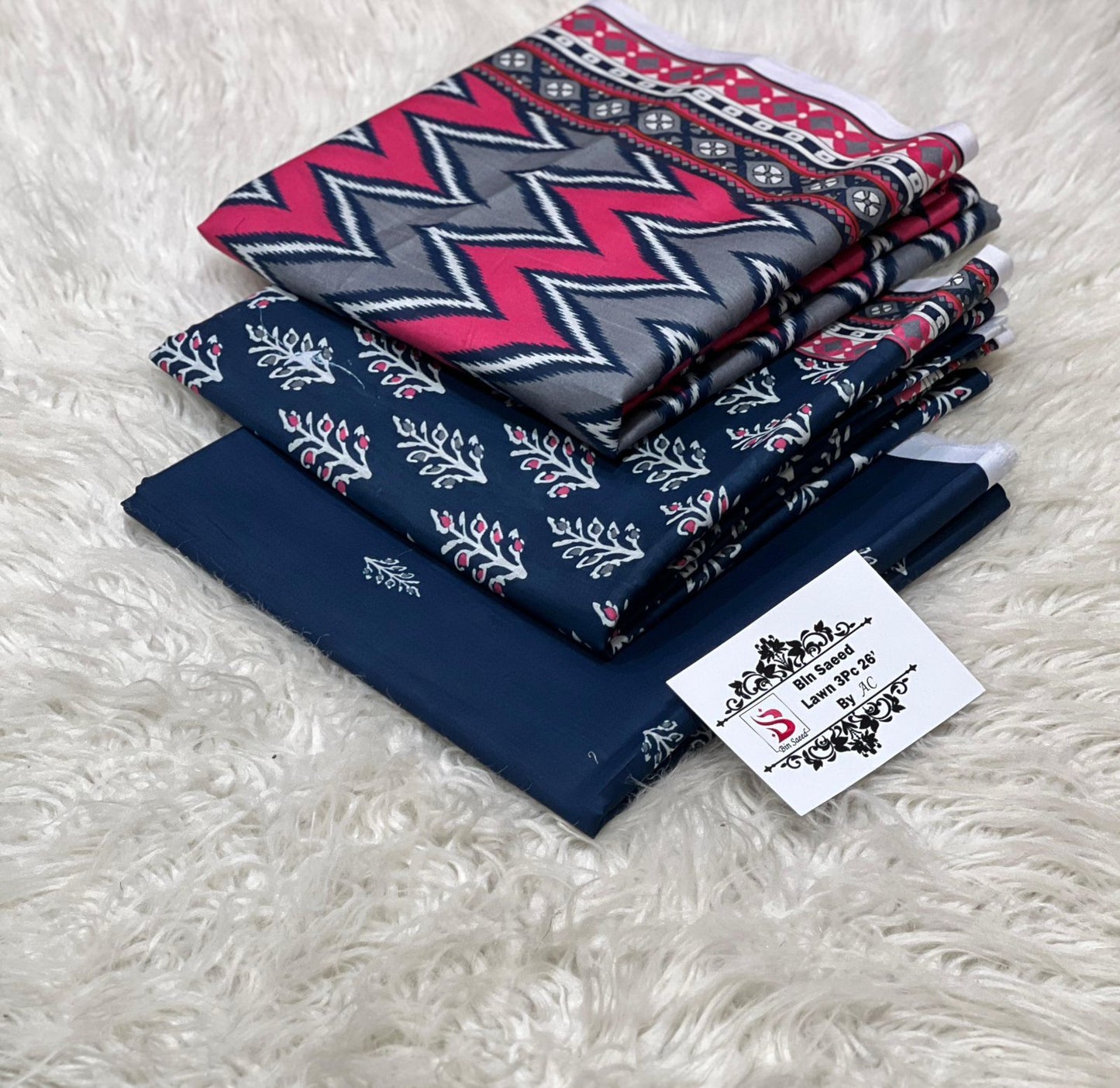 Bin Saeed | Printed 3pc Collection  | Fabric Lawn
